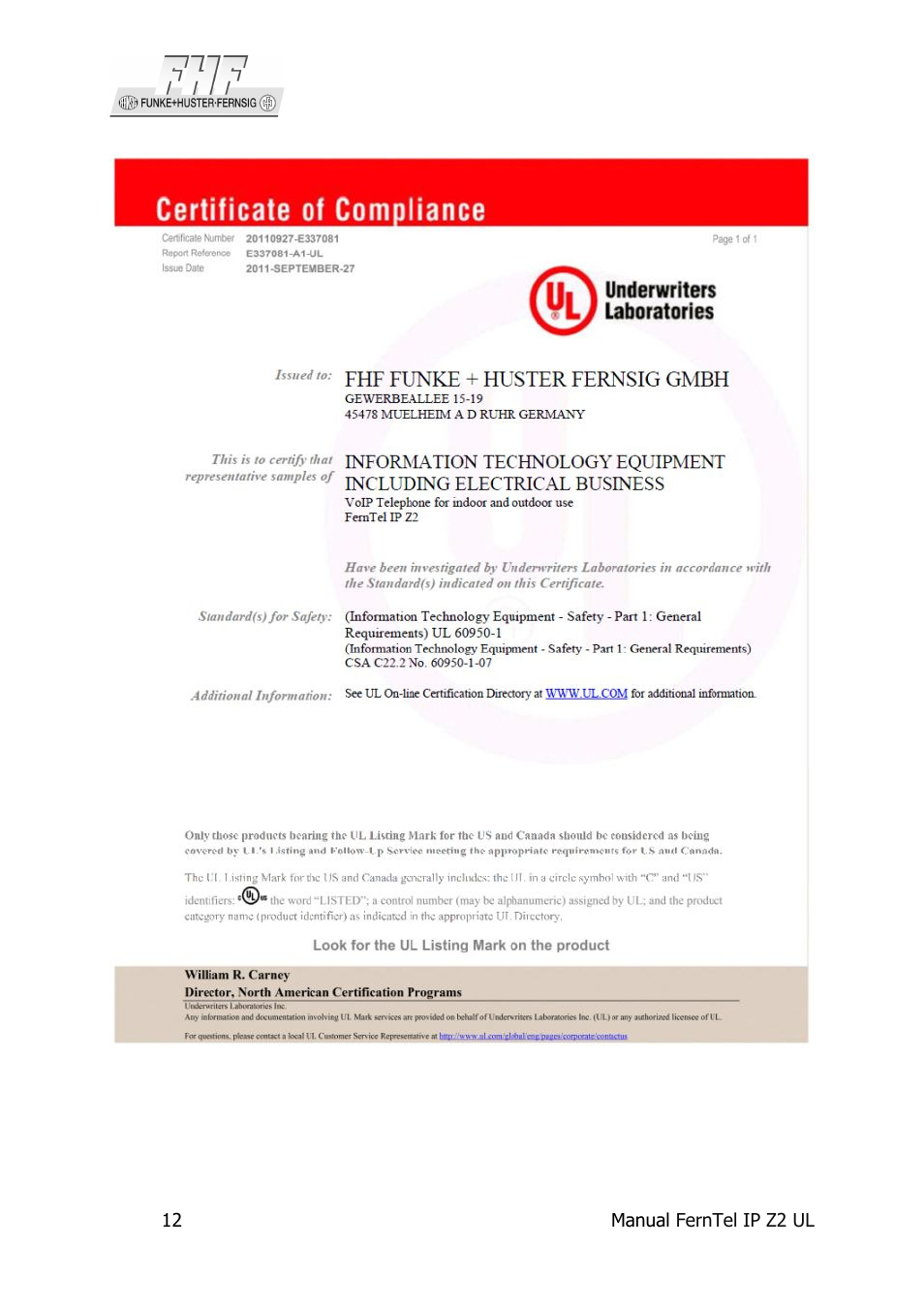 MEDC Ex FernTel IP User Manual | Page 12 / 16