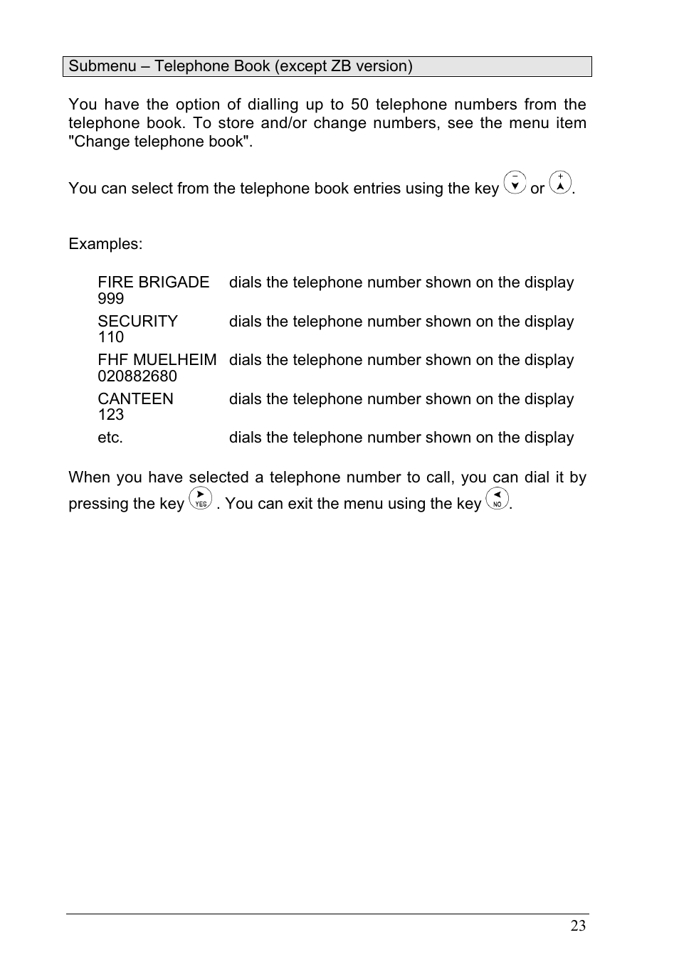 MEDC Ex ResistTel User Manual | Page 23 / 38