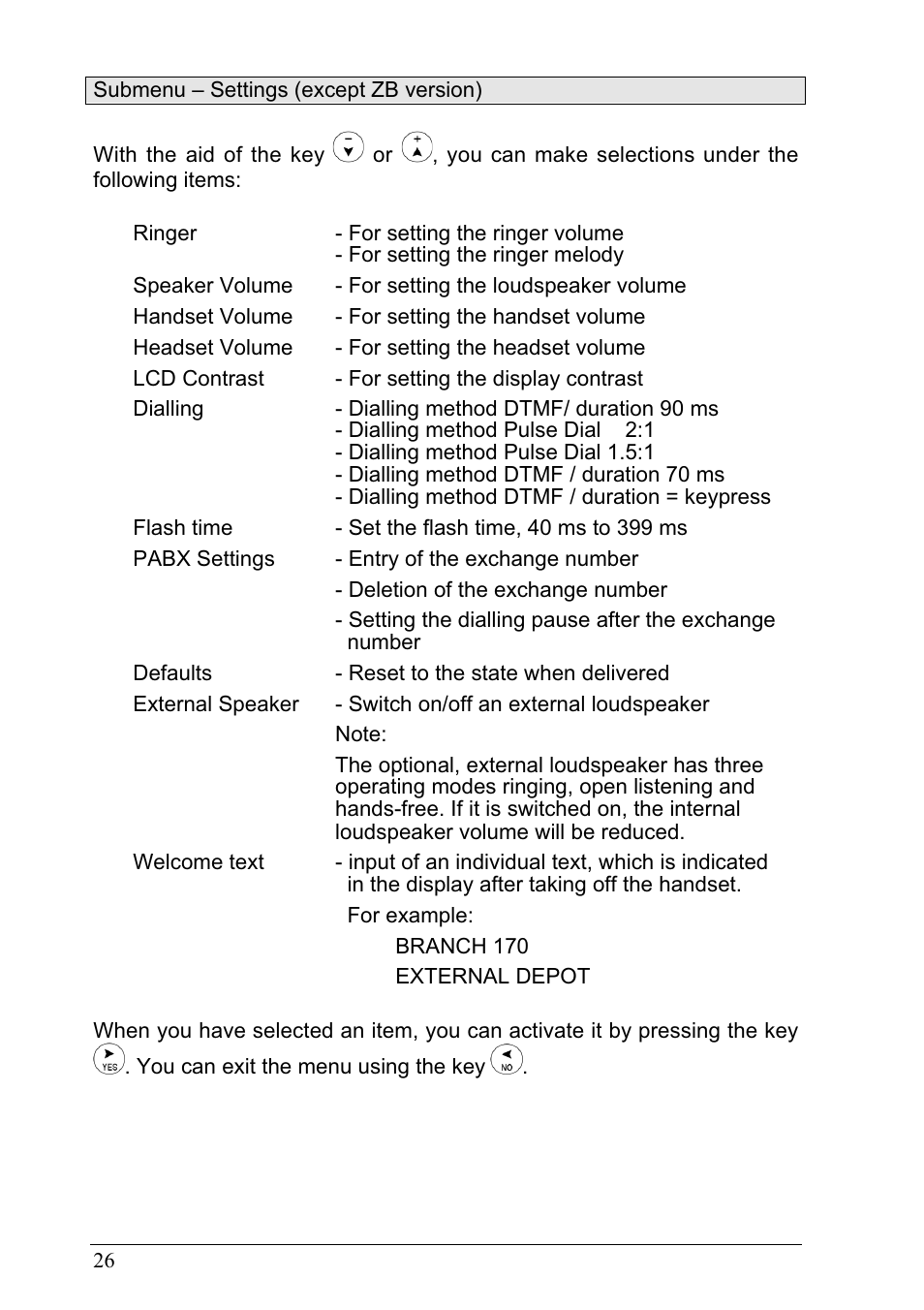 MEDC Ex ResistTel User Manual | Page 26 / 38