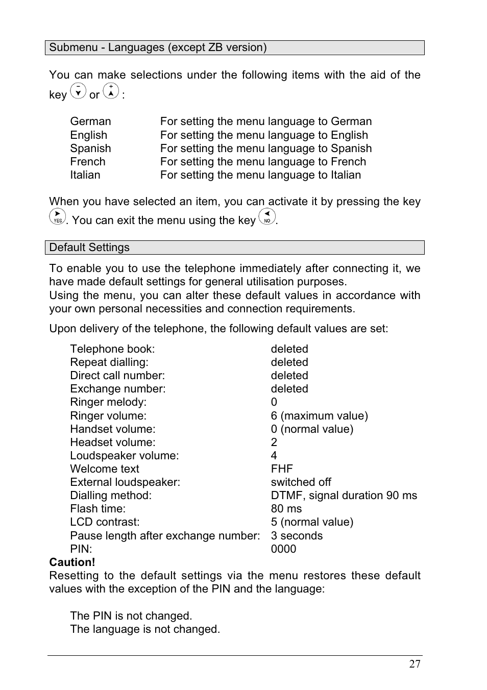 MEDC Ex ResistTel User Manual | Page 27 / 38