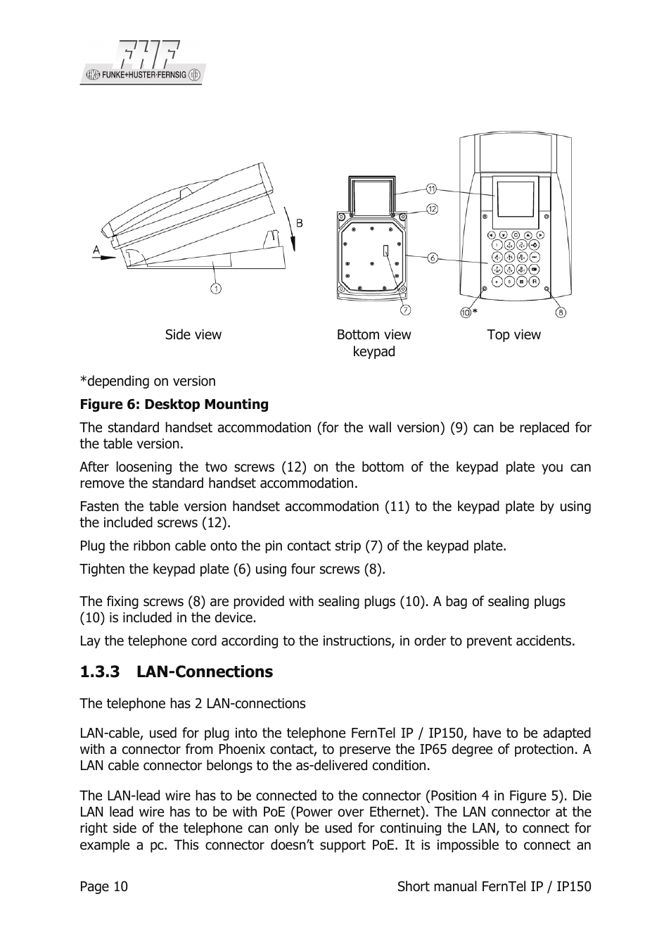 MEDC Weatherproof FernTel IP User Manual | Page 10 / 22
