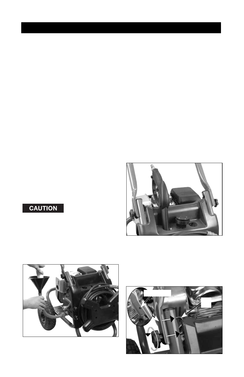 Storage, Engine, Pump | Pressure washer | DeVillbiss Air Power Company Excell A16617 User Manual | Page 16 / 64