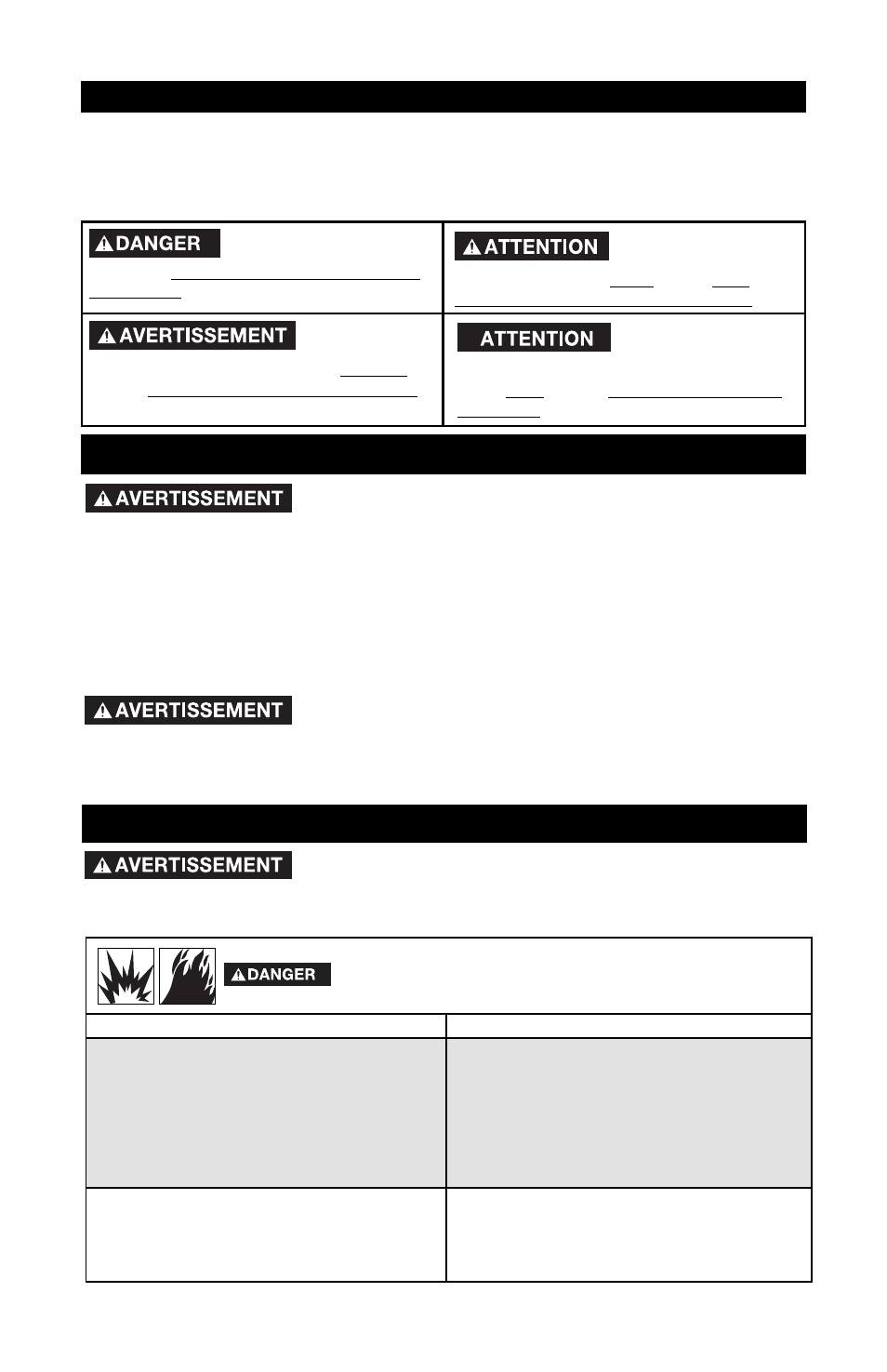 Mesures de sécurité importantes | DeVillbiss Air Power Company Excell A16617 User Manual | Page 22 / 64