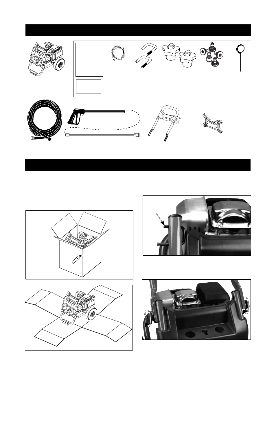 Contenu de la boîte, D’assemblage | DeVillbiss Air Power Company Excell A16617 User Manual | Page 28 / 64