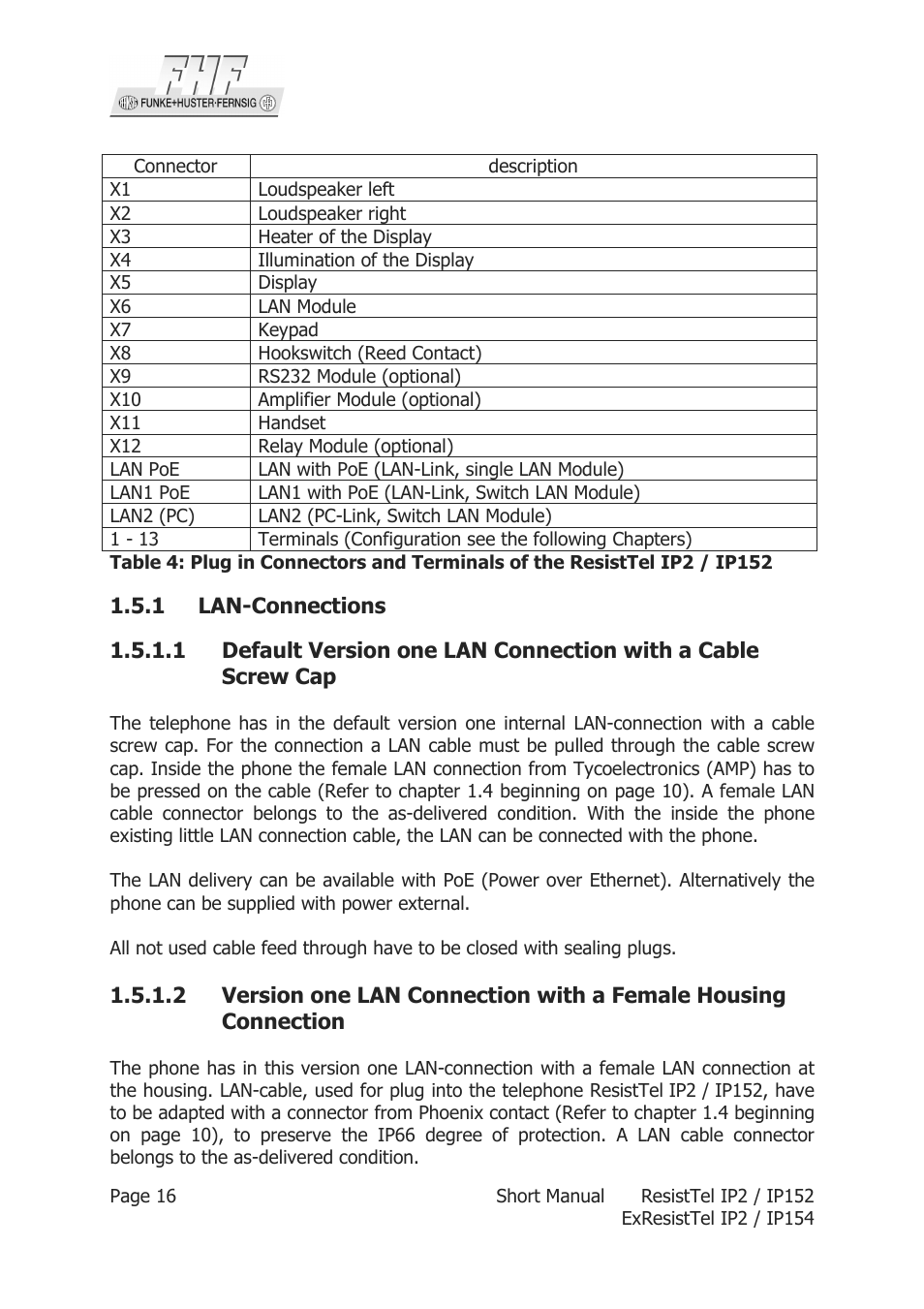 MEDC Weatherproof ResistTel IP User Manual | Page 16 / 40