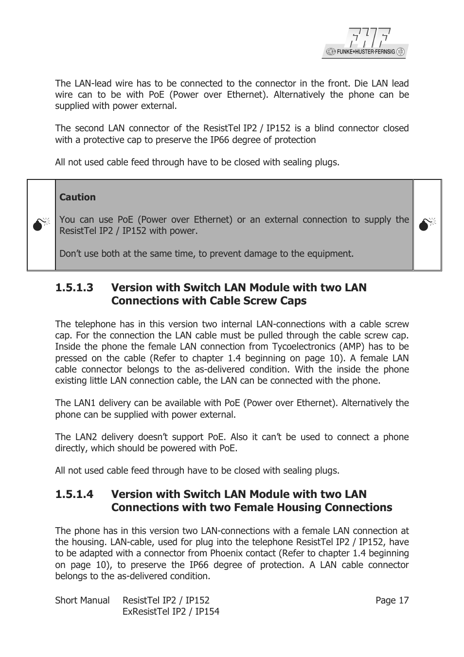 MEDC Weatherproof ResistTel IP User Manual | Page 17 / 40