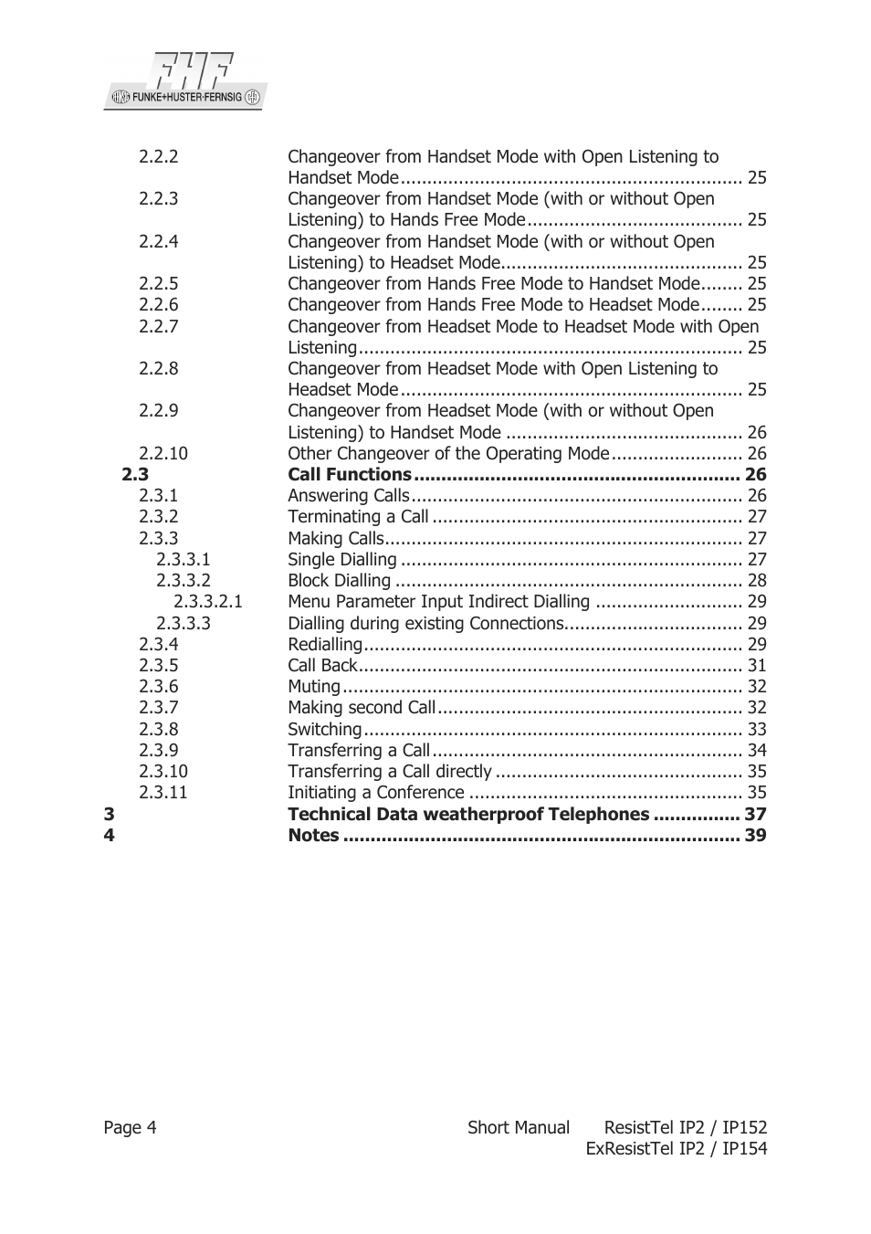MEDC Weatherproof ResistTel IP User Manual | Page 4 / 40