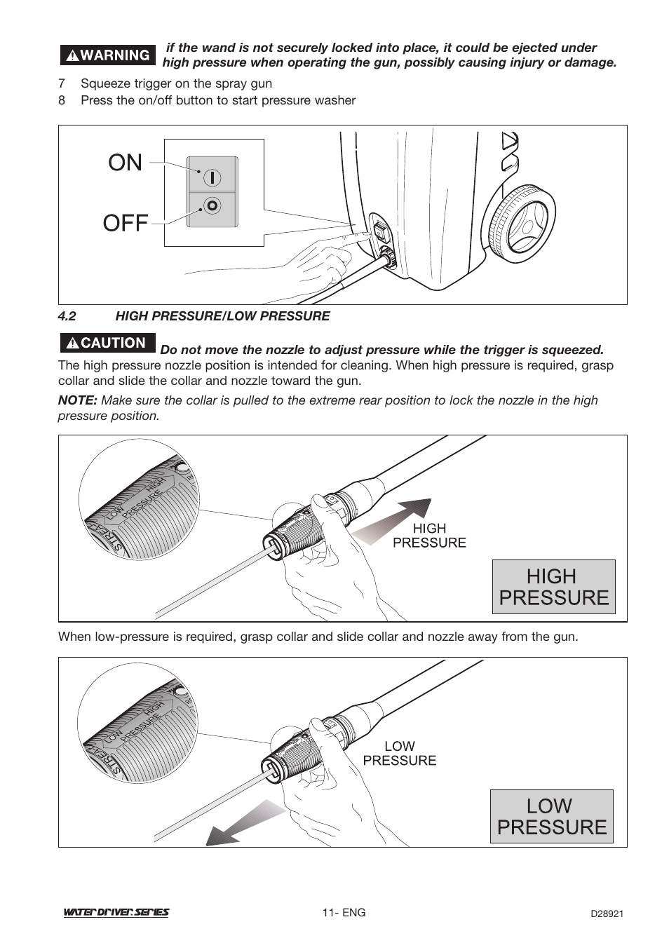 DeVillbiss Air Power Company Water Driver WD1600E User Manual | Page 11 / 60