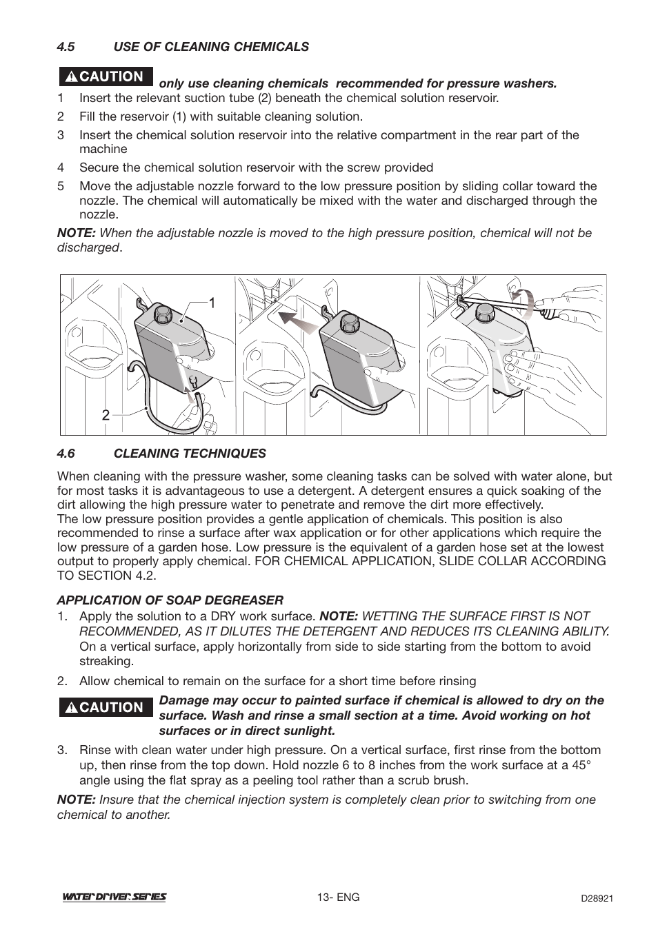 DeVillbiss Air Power Company Water Driver WD1600E User Manual | Page 13 / 60