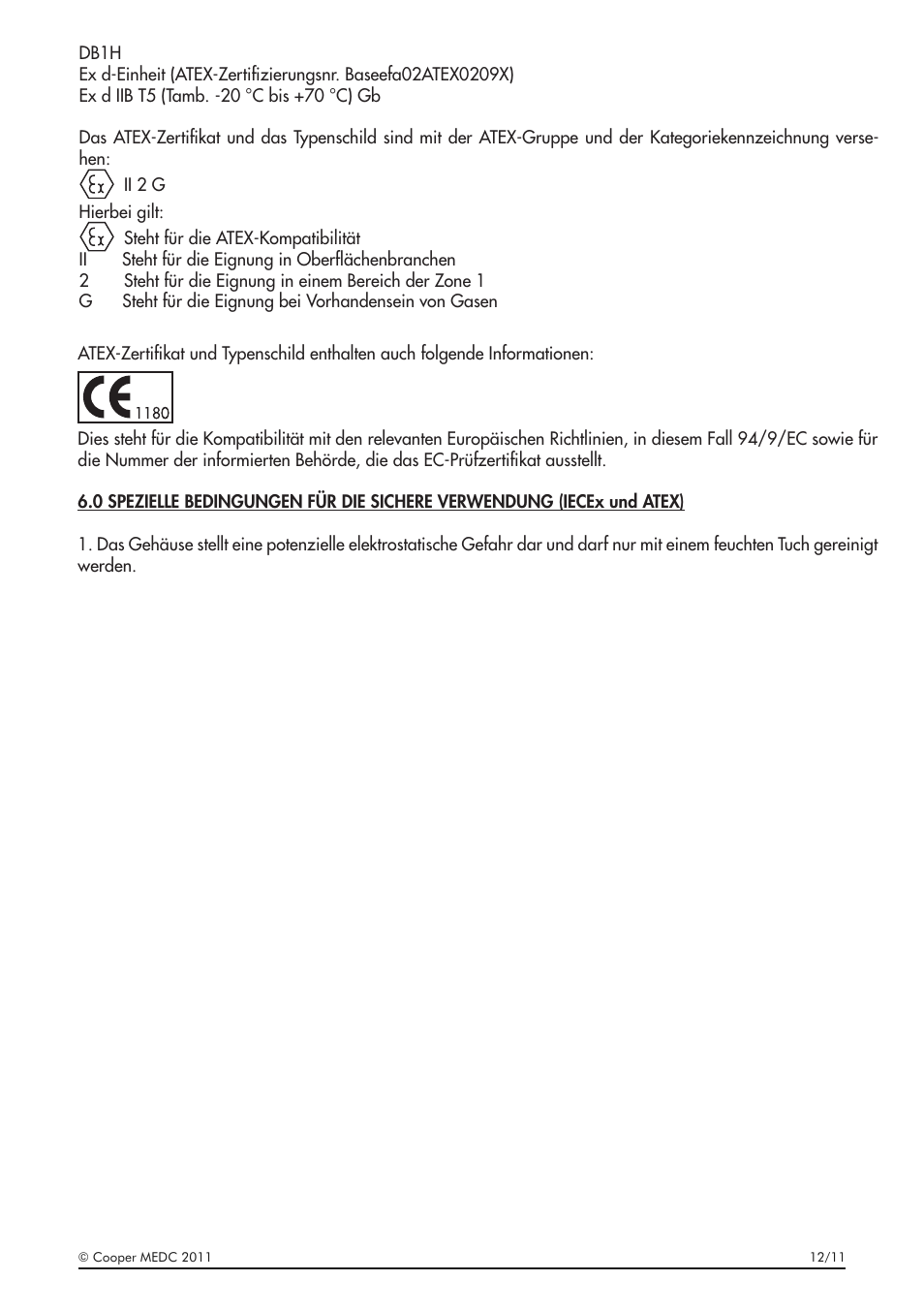 MEDC DB1 User Manual | Page 15 / 20