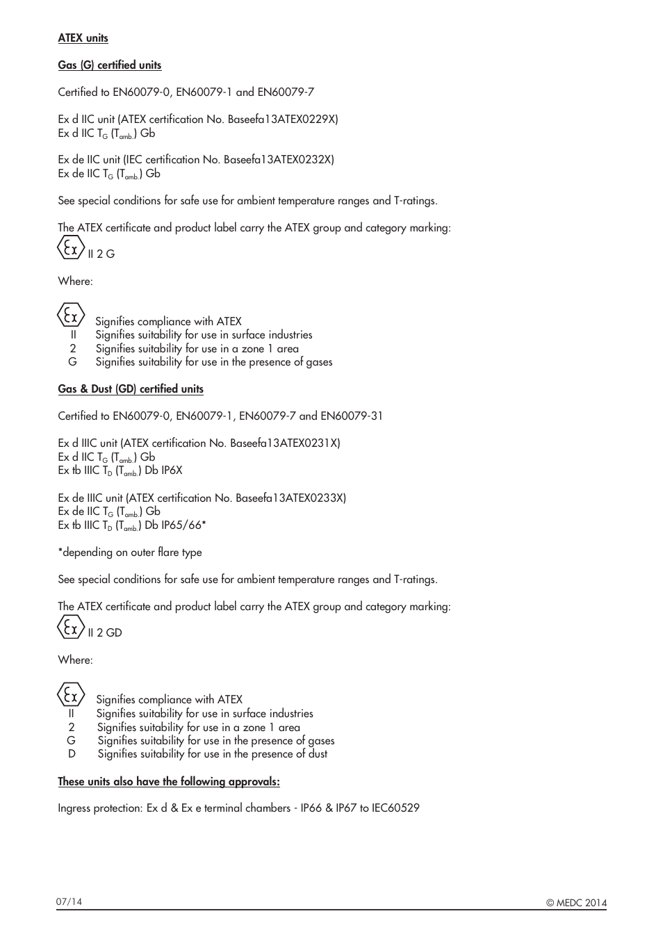 MEDC DB3B User Manual | Page 14 / 56