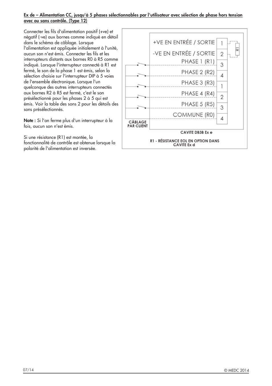 MEDC DB3B User Manual | Page 22 / 56