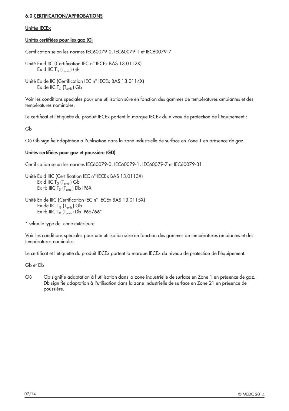 MEDC DB3B User Manual | Page 26 / 56