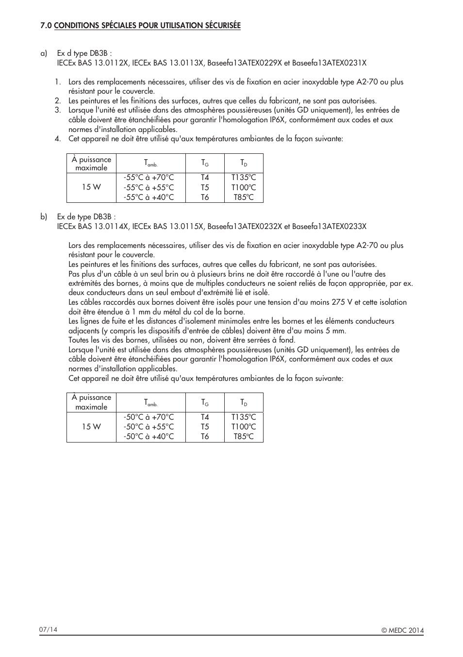MEDC DB3B User Manual | Page 28 / 56