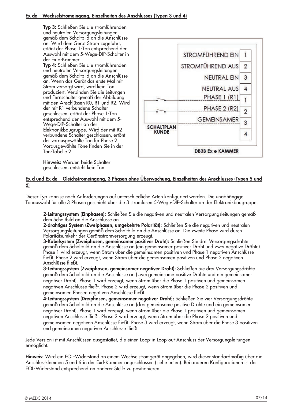 MEDC DB3B User Manual | Page 31 / 56