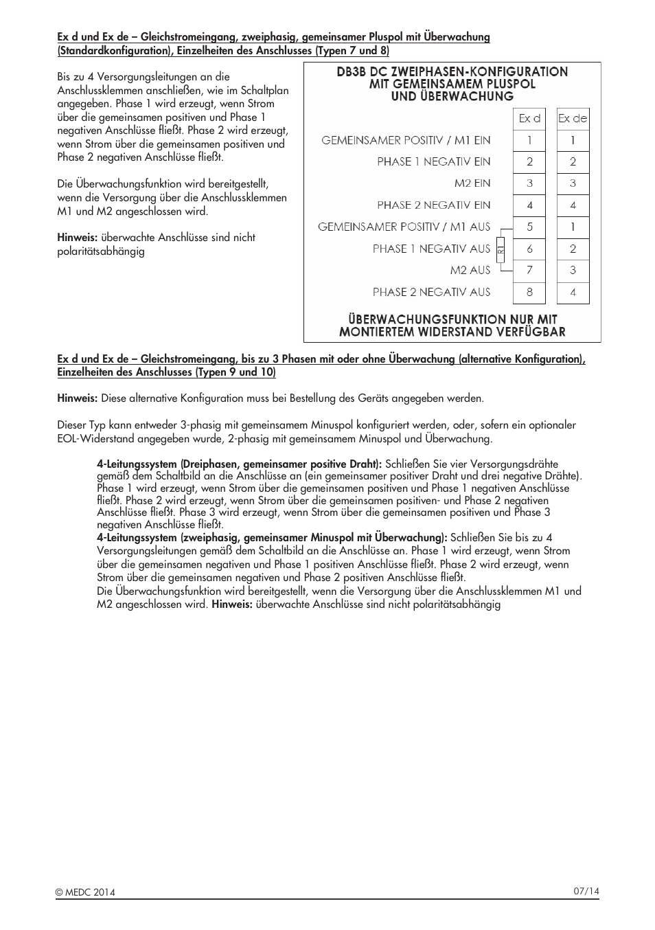 MEDC DB3B User Manual | Page 33 / 56