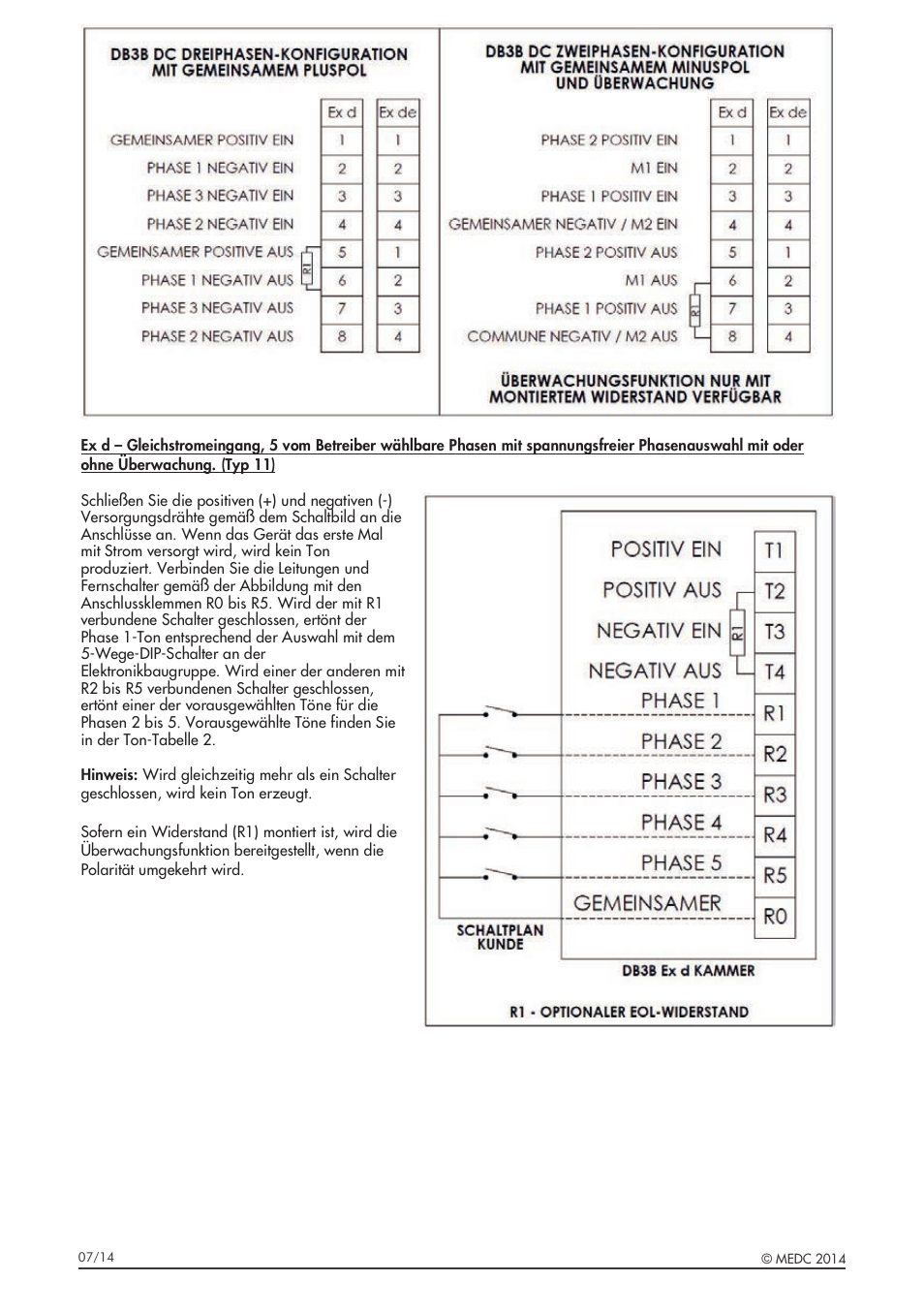 MEDC DB3B User Manual | Page 34 / 56