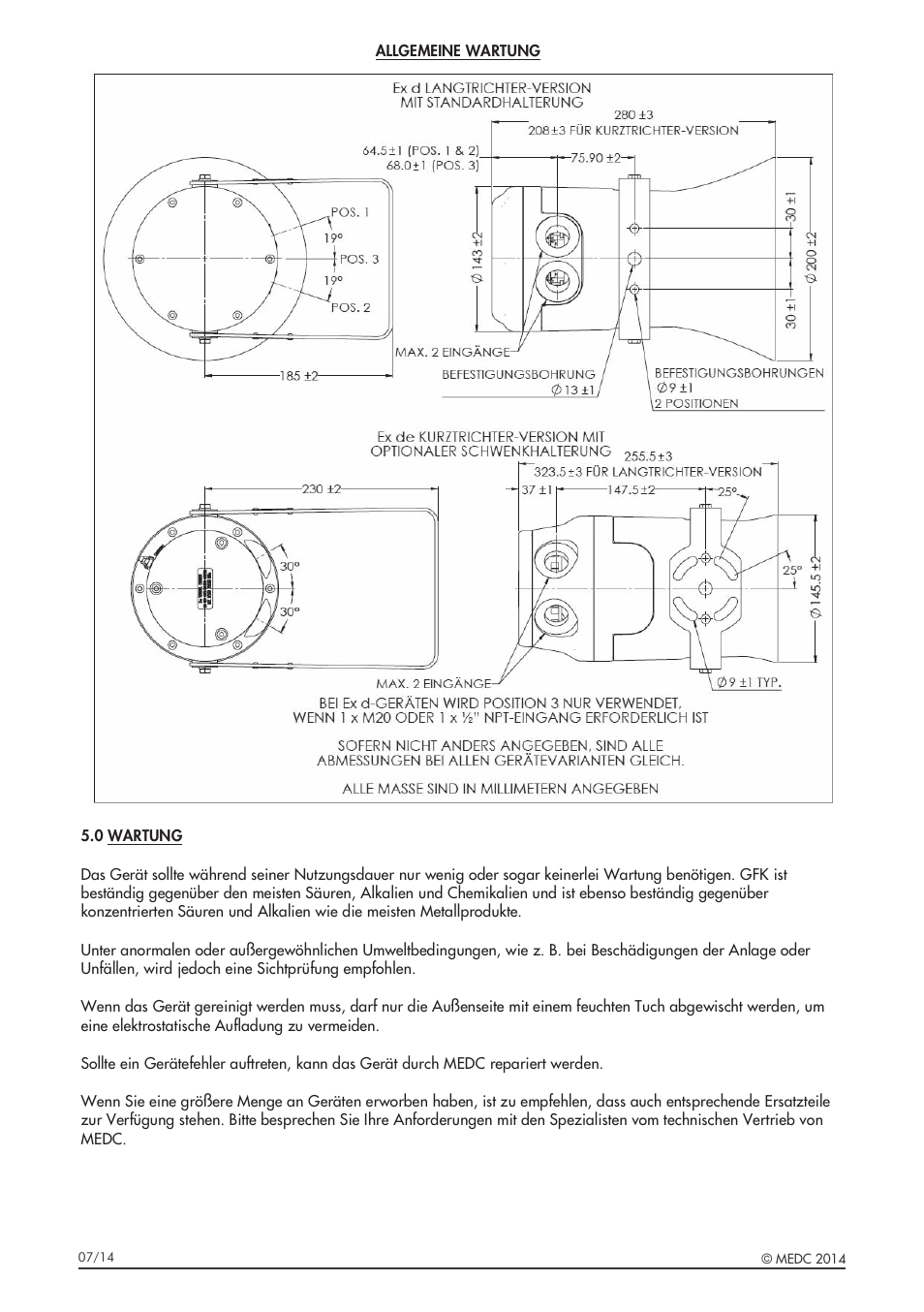MEDC DB3B User Manual | Page 38 / 56