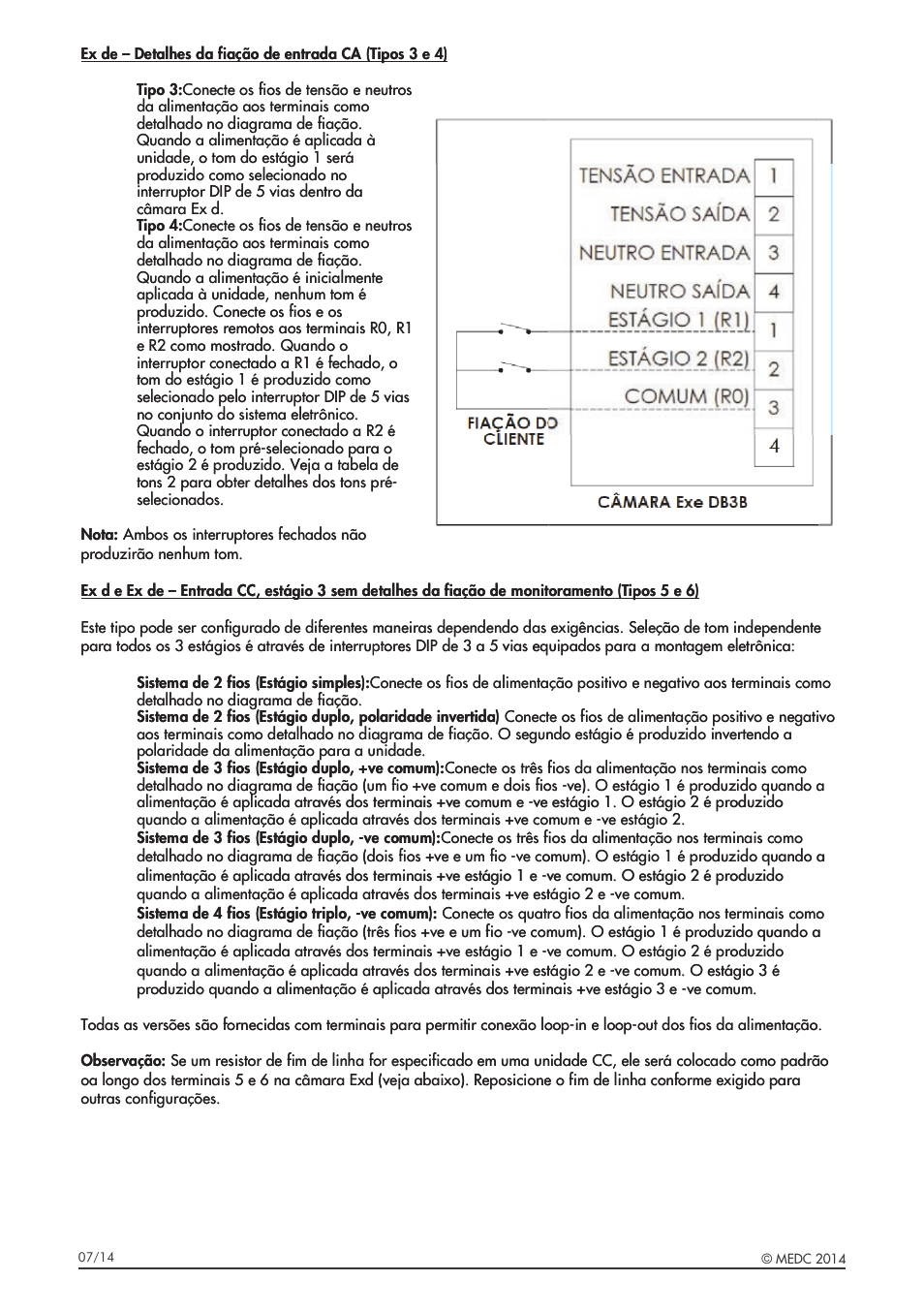 MEDC DB3B User Manual | Page 44 / 56