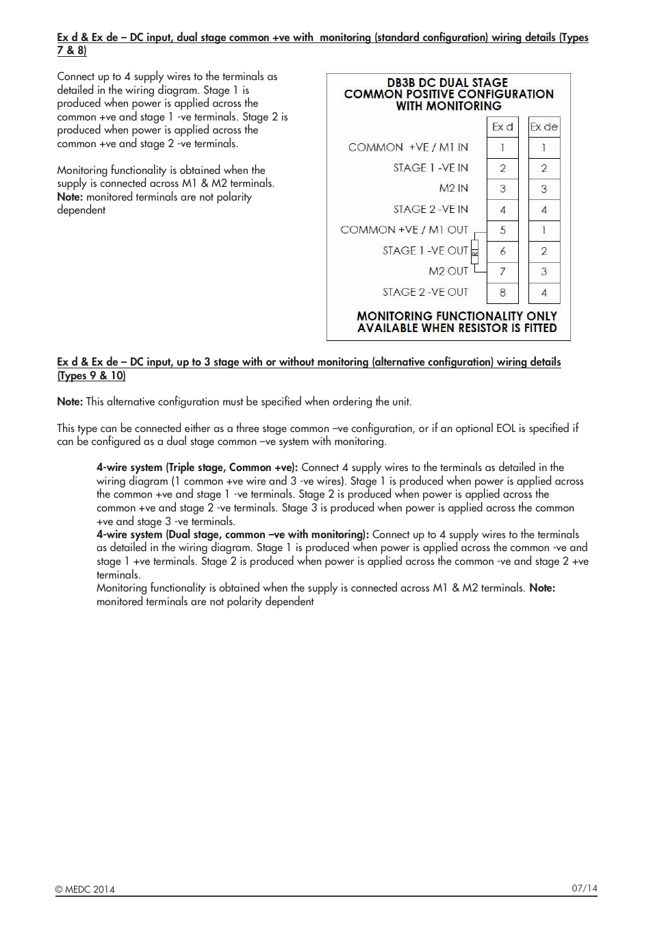 MEDC DB3B User Manual | Page 7 / 56