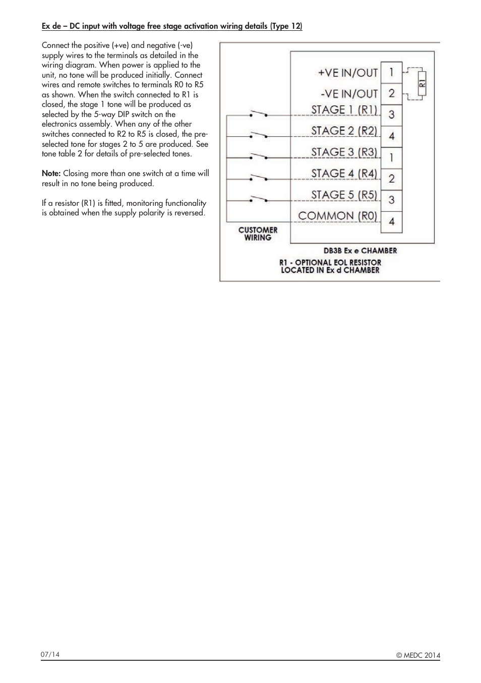 MEDC DB3B User Manual | Page 9 / 56