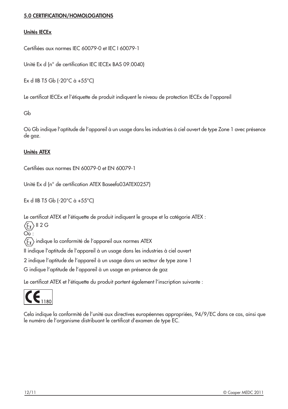 MEDC DB6 User Manual | Page 12 / 24