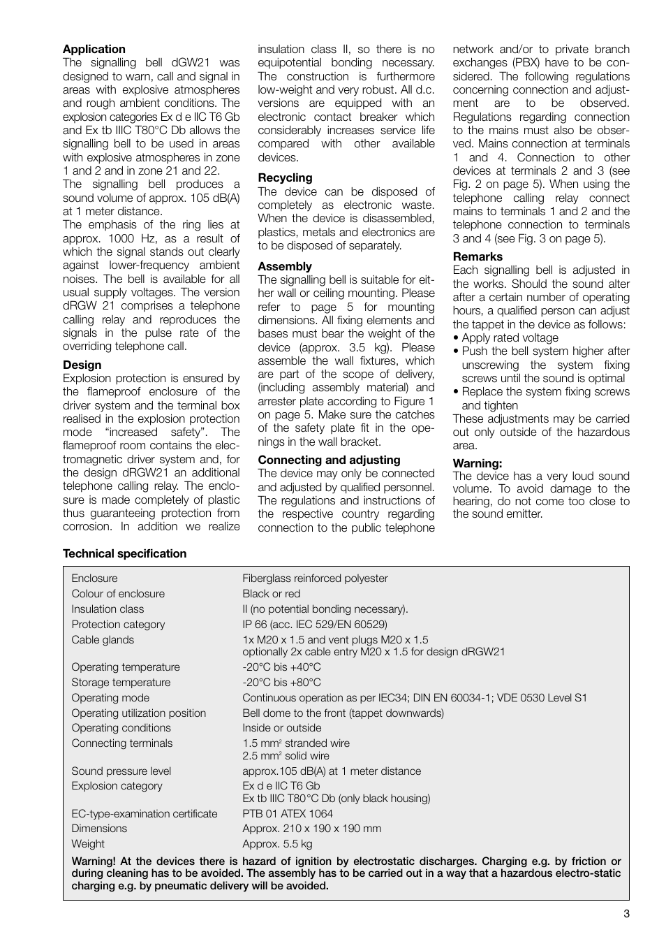 MEDC dGW 21 User Manual | Page 3 / 8