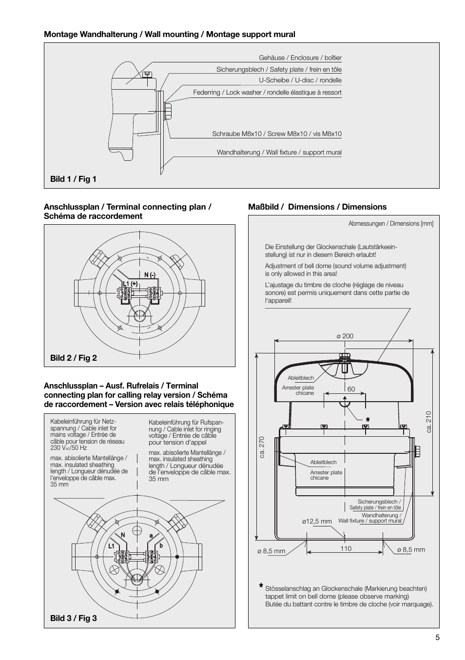 Bild 2 / fig 2 bild 3 / fig 3, Bild 1 / fig 1 | MEDC dGW 21 User Manual | Page 5 / 8