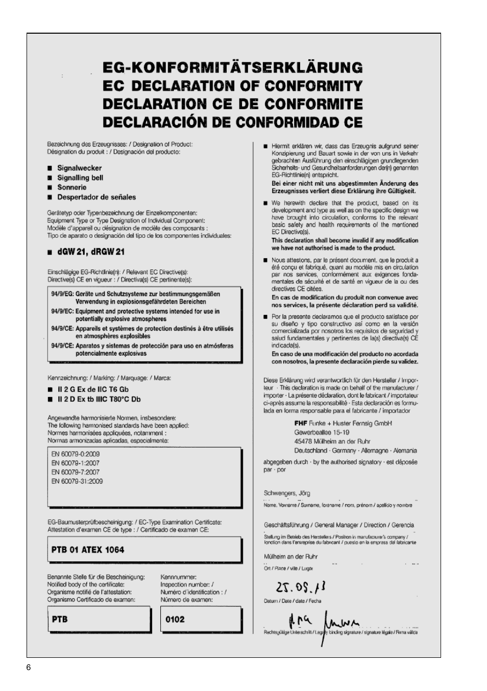 MEDC dGW 21 User Manual | Page 6 / 8