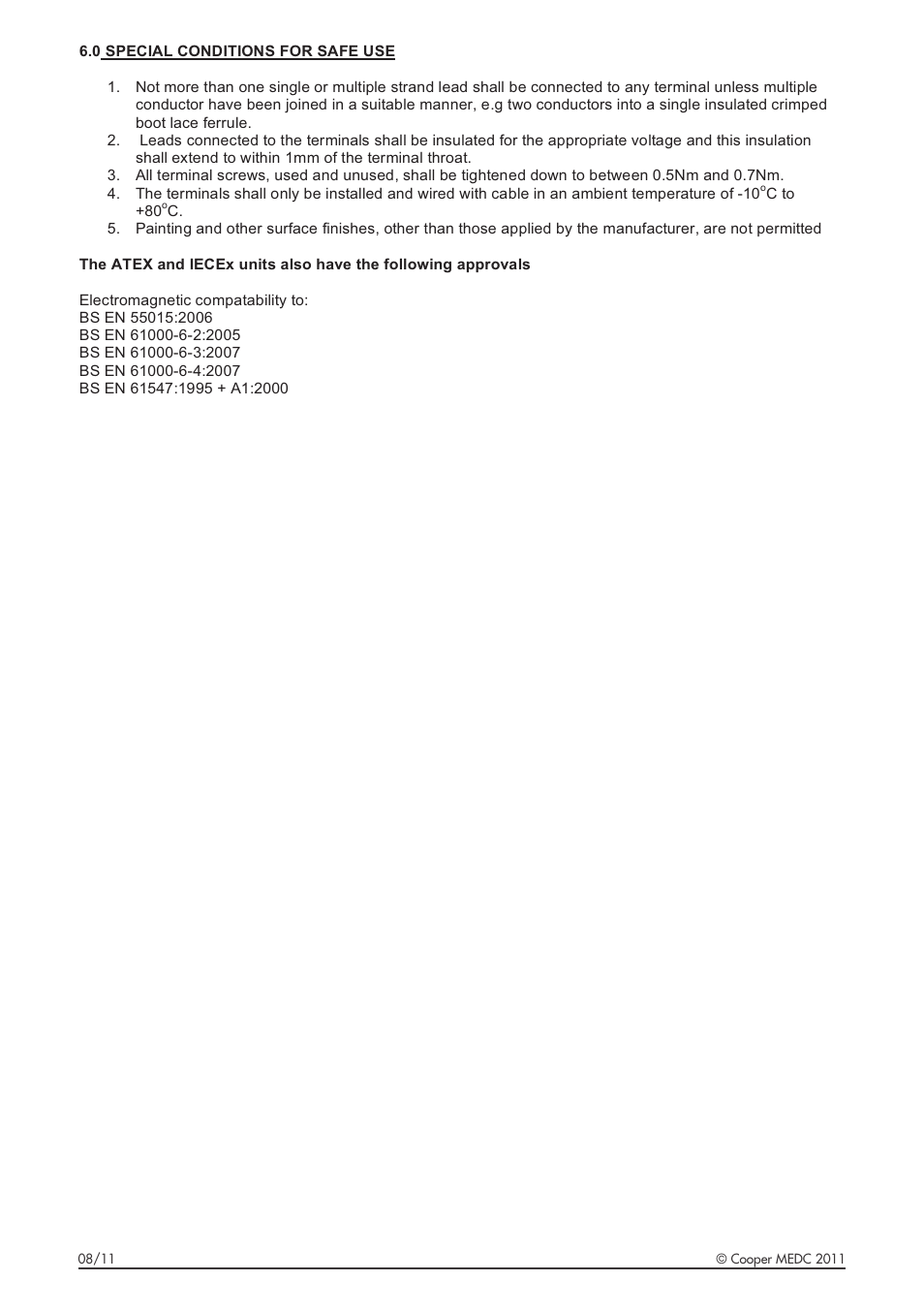 MEDC DB10 User Manual | Page 8 / 28