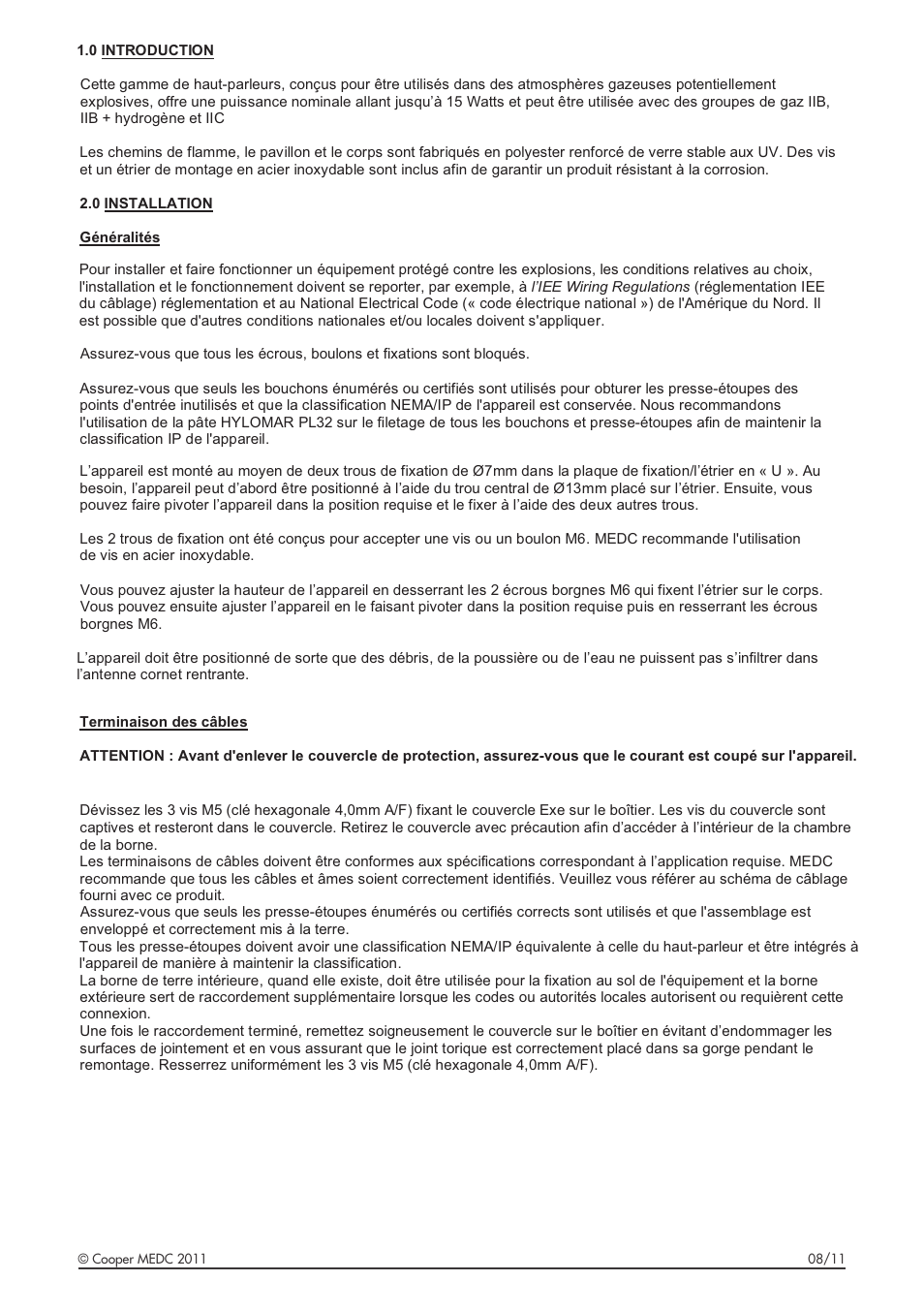 MEDC DB10 User Manual | Page 9 / 28