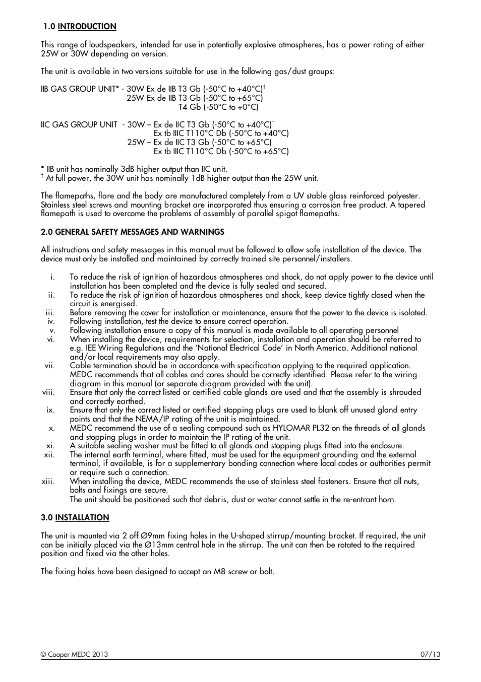 MEDC DB16 User Manual | Page 3 / 20