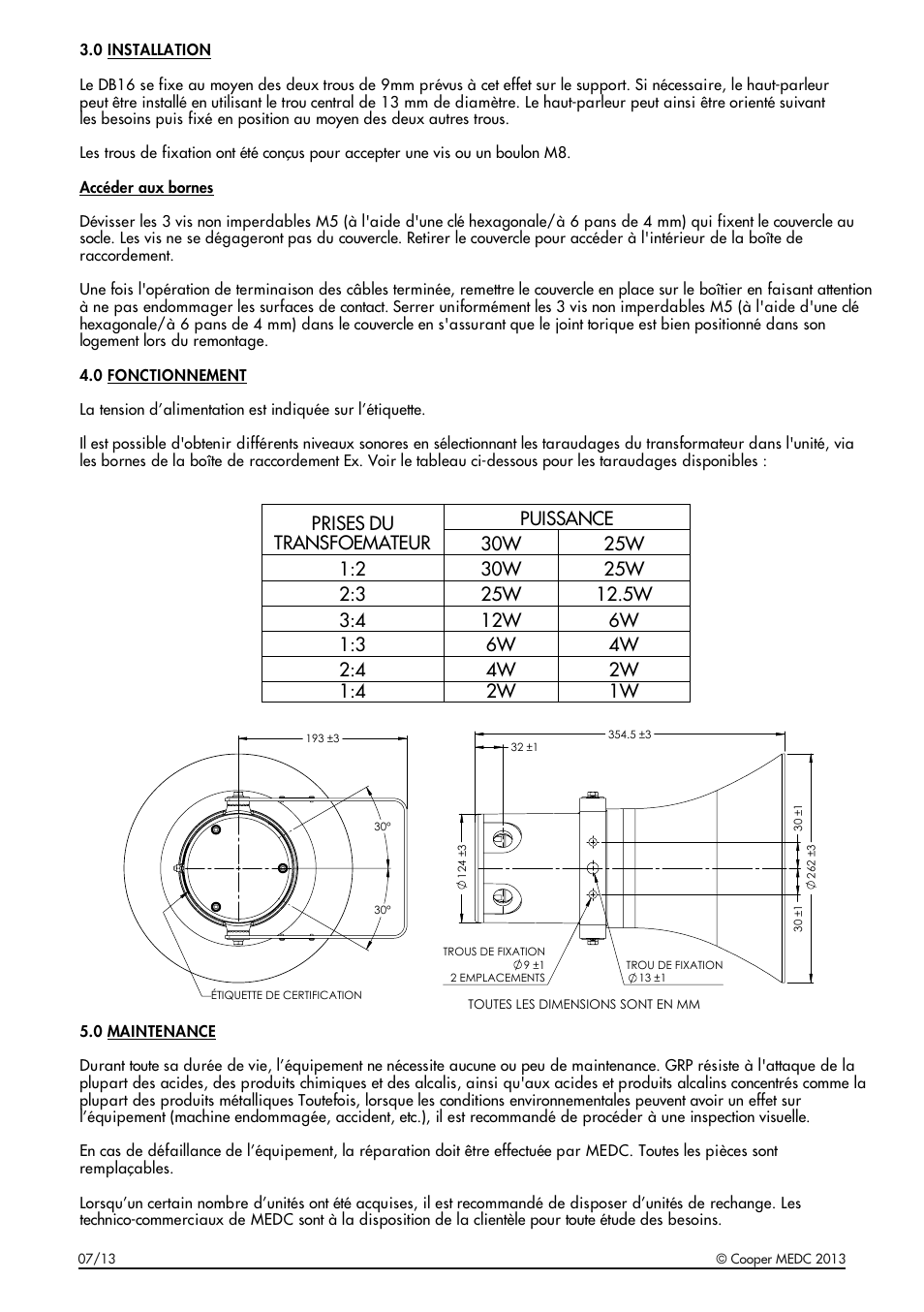 MEDC DB16 User Manual | Page 8 / 20