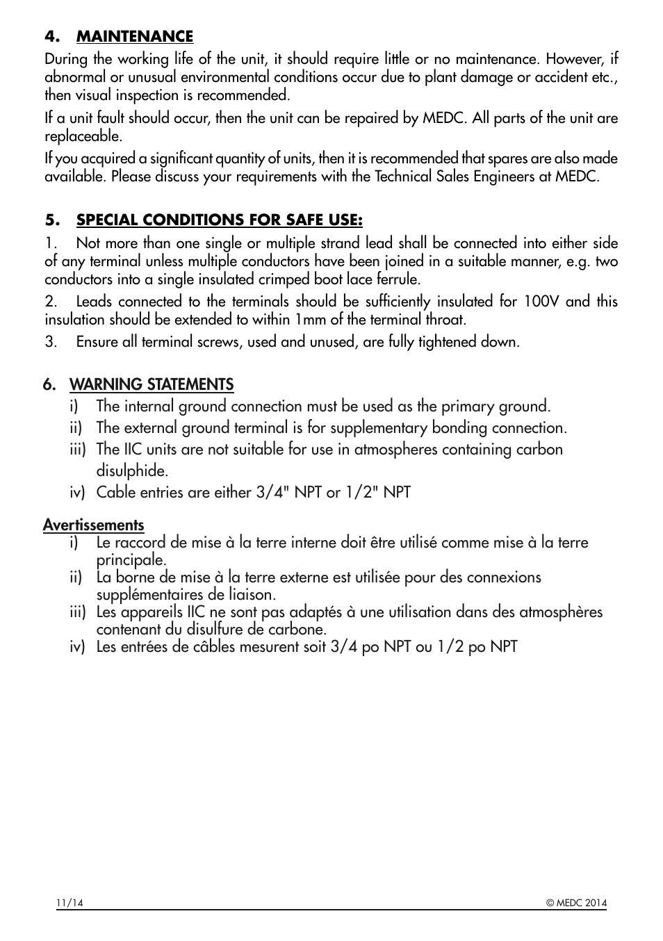 MEDC DB16 User Manual | Page 4 / 8