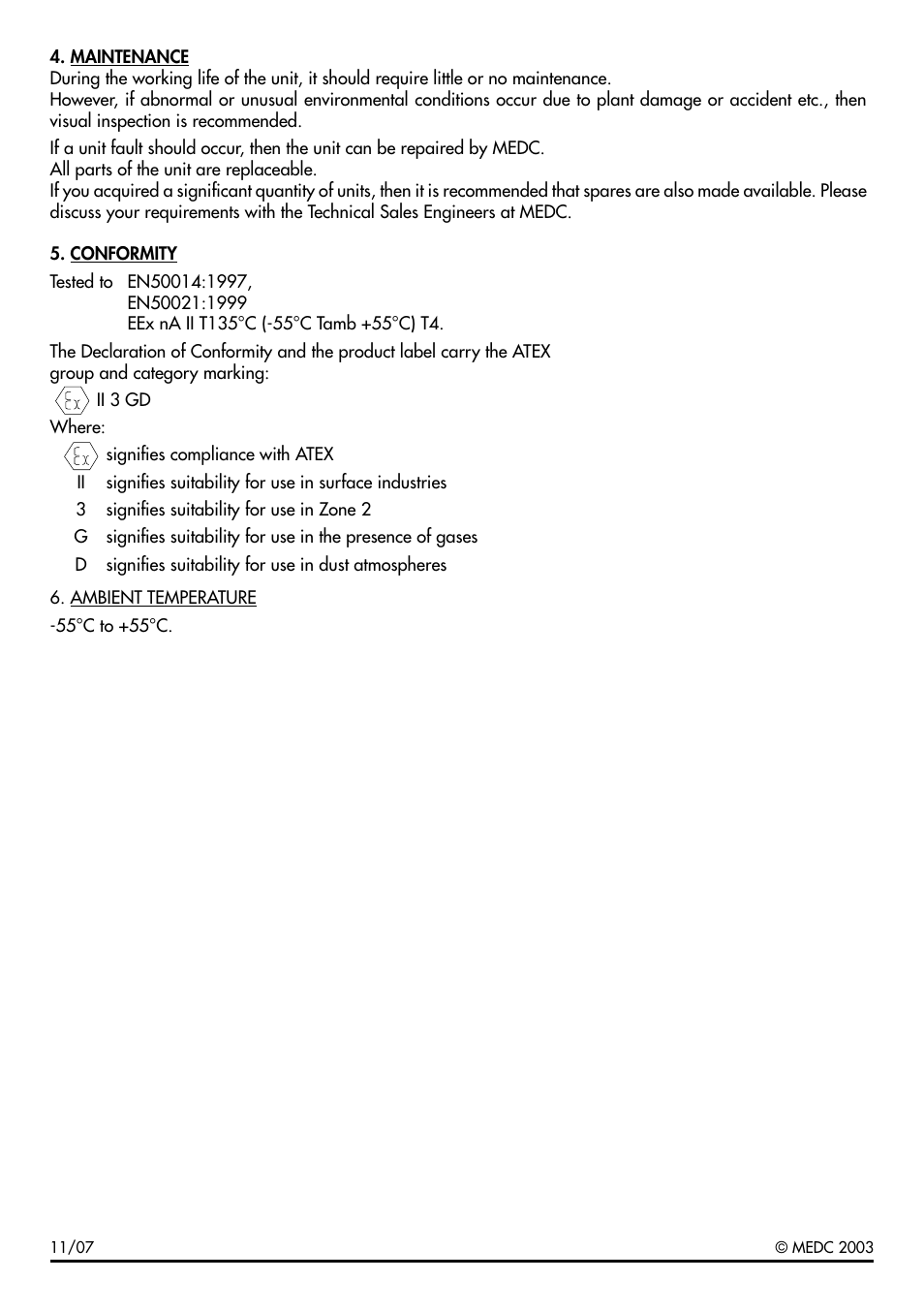 MEDC DB18 User Manual | Page 4 / 12