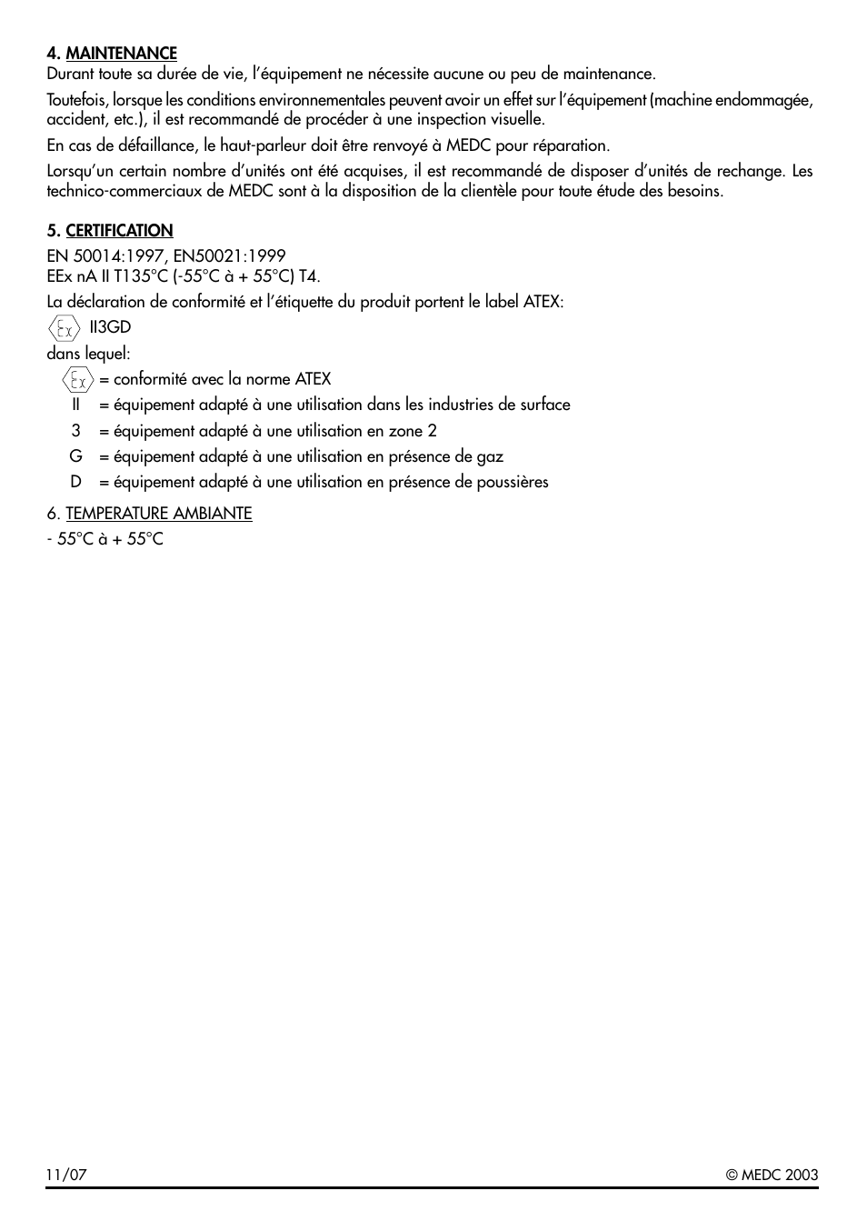 MEDC DB18 User Manual | Page 6 / 12