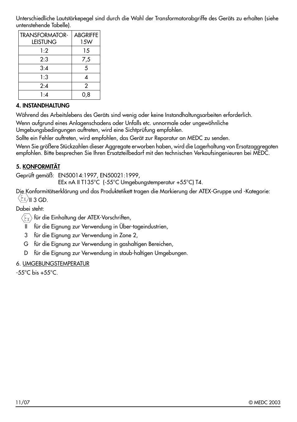 MEDC DB18 User Manual | Page 8 / 12