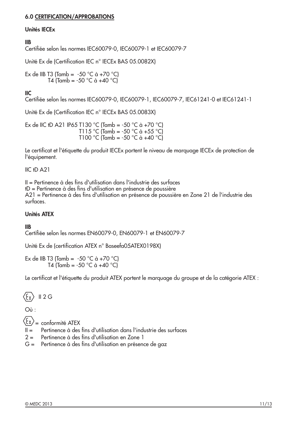 MEDC DB20C User Manual | Page 13 / 32