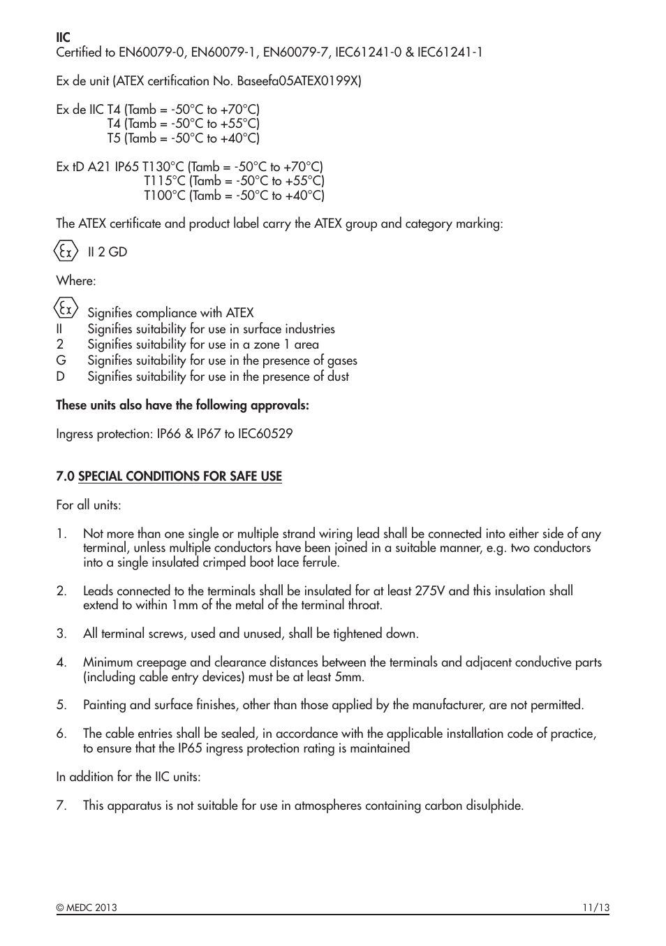 MEDC DB20C User Manual | Page 7 / 32