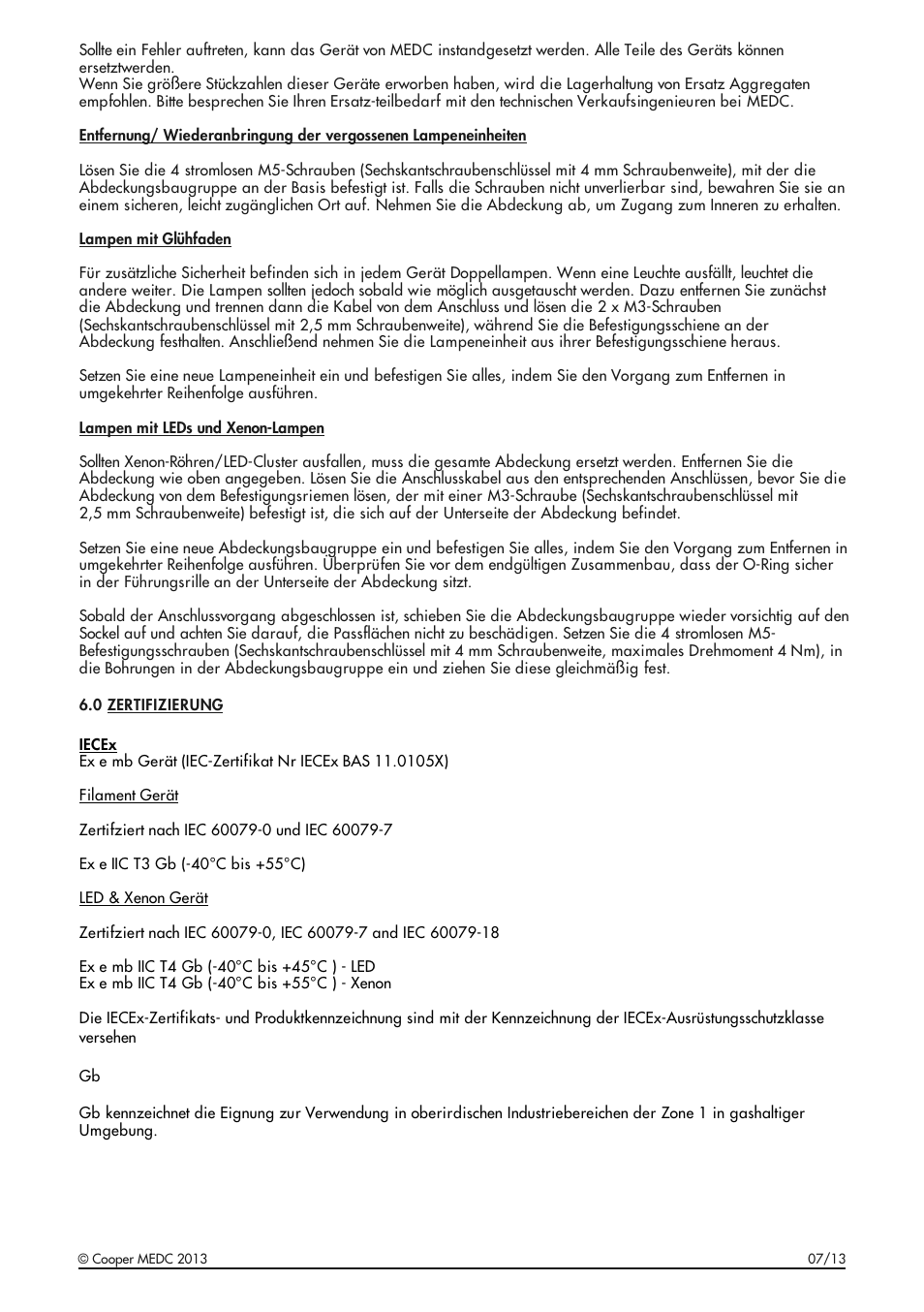 MEDC SL5 User Manual | Page 13 / 20