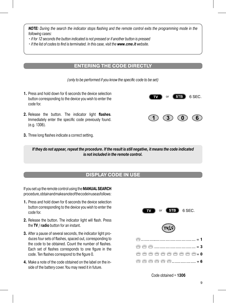 Meliconi Control 2 digital CME User Manual | Page 4 / 5