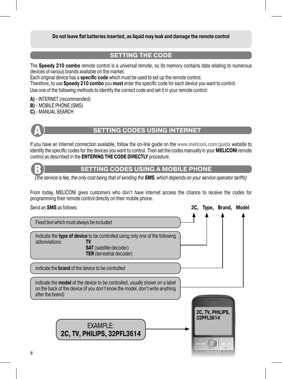 Meliconi Speedy 210 combo User Manual | Page 2 / 6
