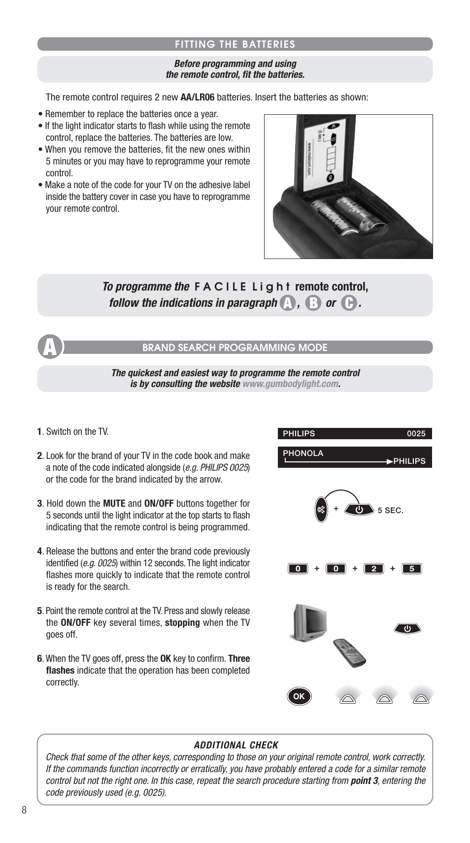 Follow the indications in paragraph | Meliconi Gumbody Facile Light User Manual | Page 2 / 6