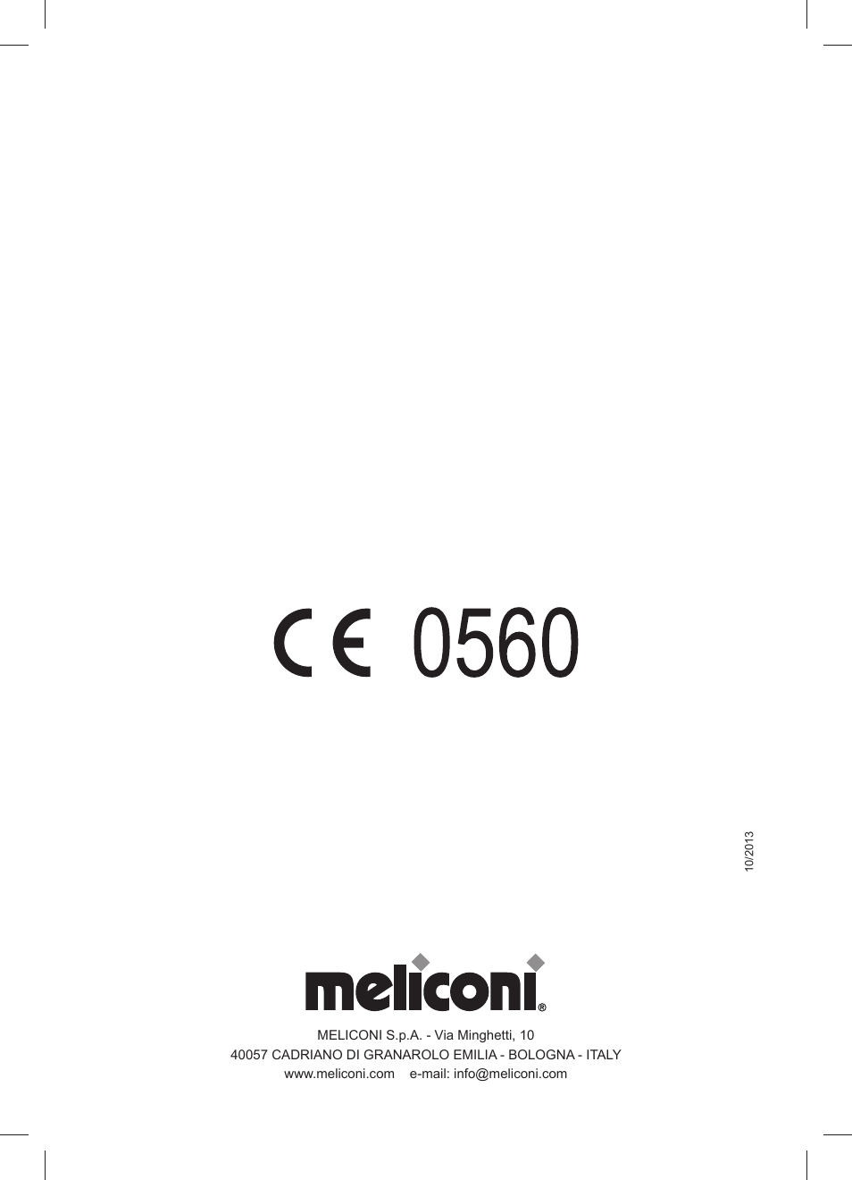 Meliconi AV100 Plus User Manual | Page 20 / 20