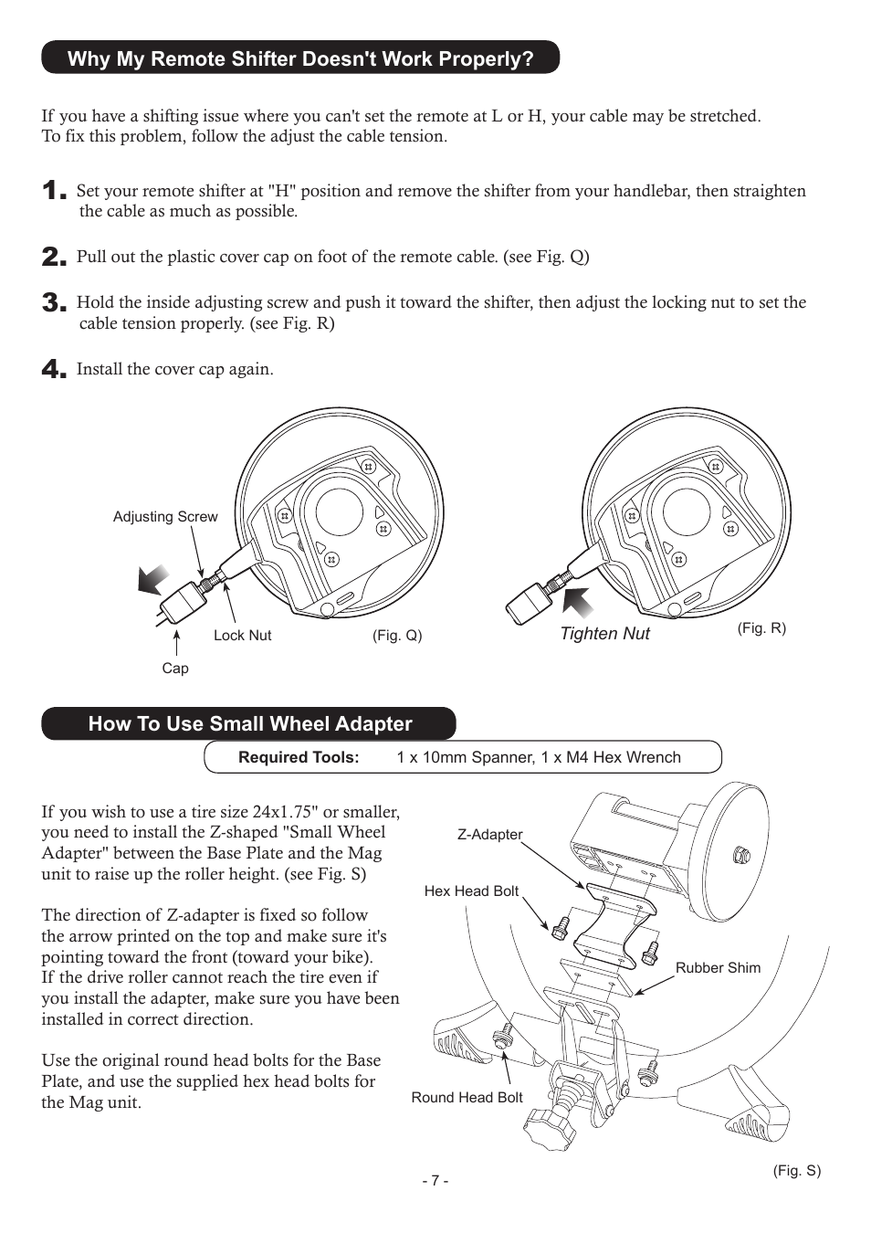 MINOURA LiveRide　LR340 User Manual | Page 7 / 8