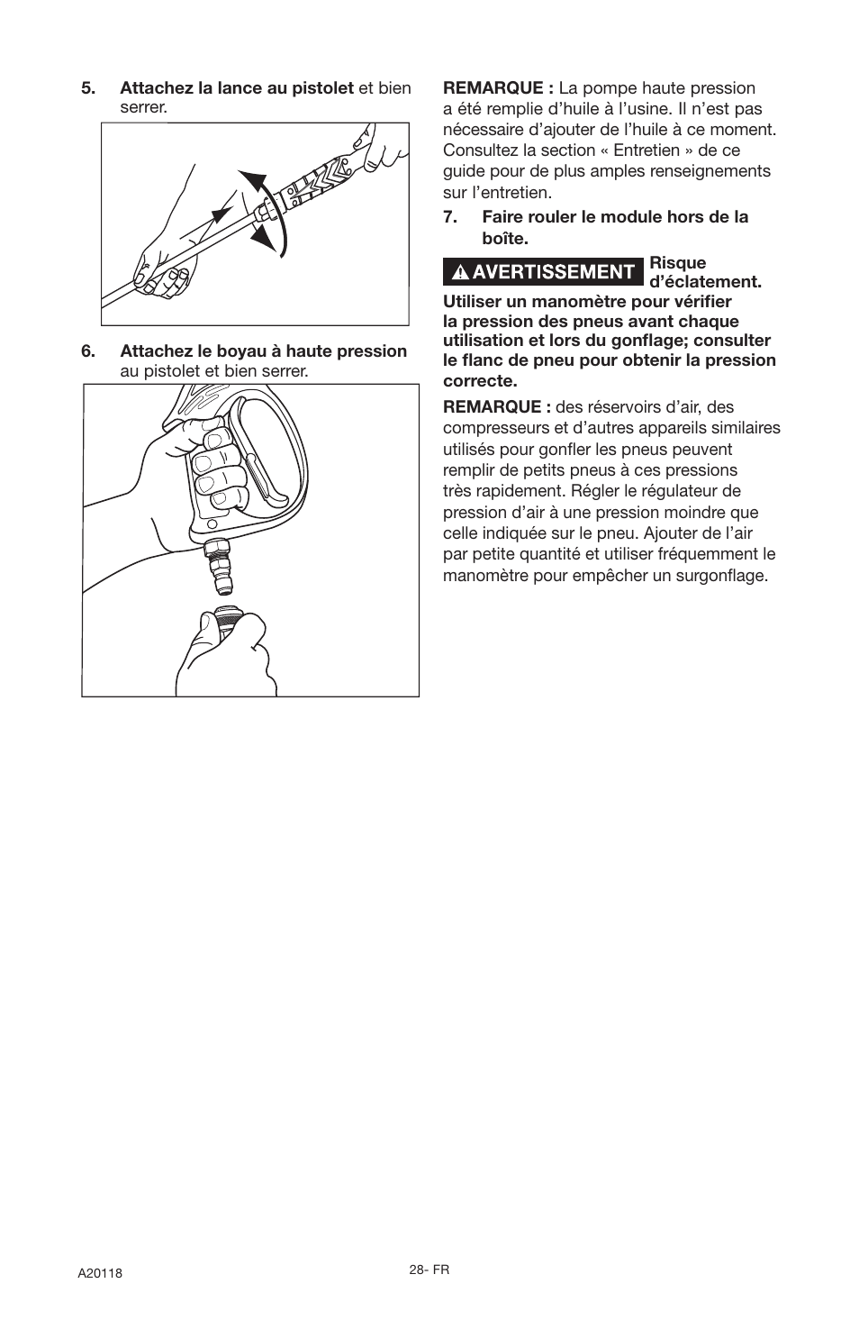 DeVillbiss Air Power Company Excell A20118 User Manual | Page 28 / 60