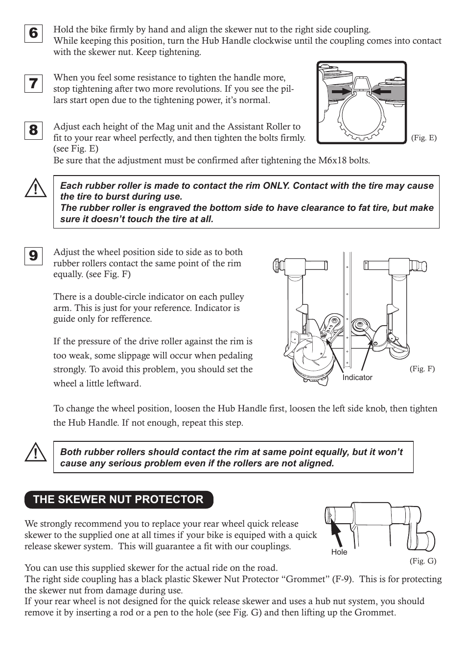 MINOURA RDA2429 User Manual | Page 5 / 8