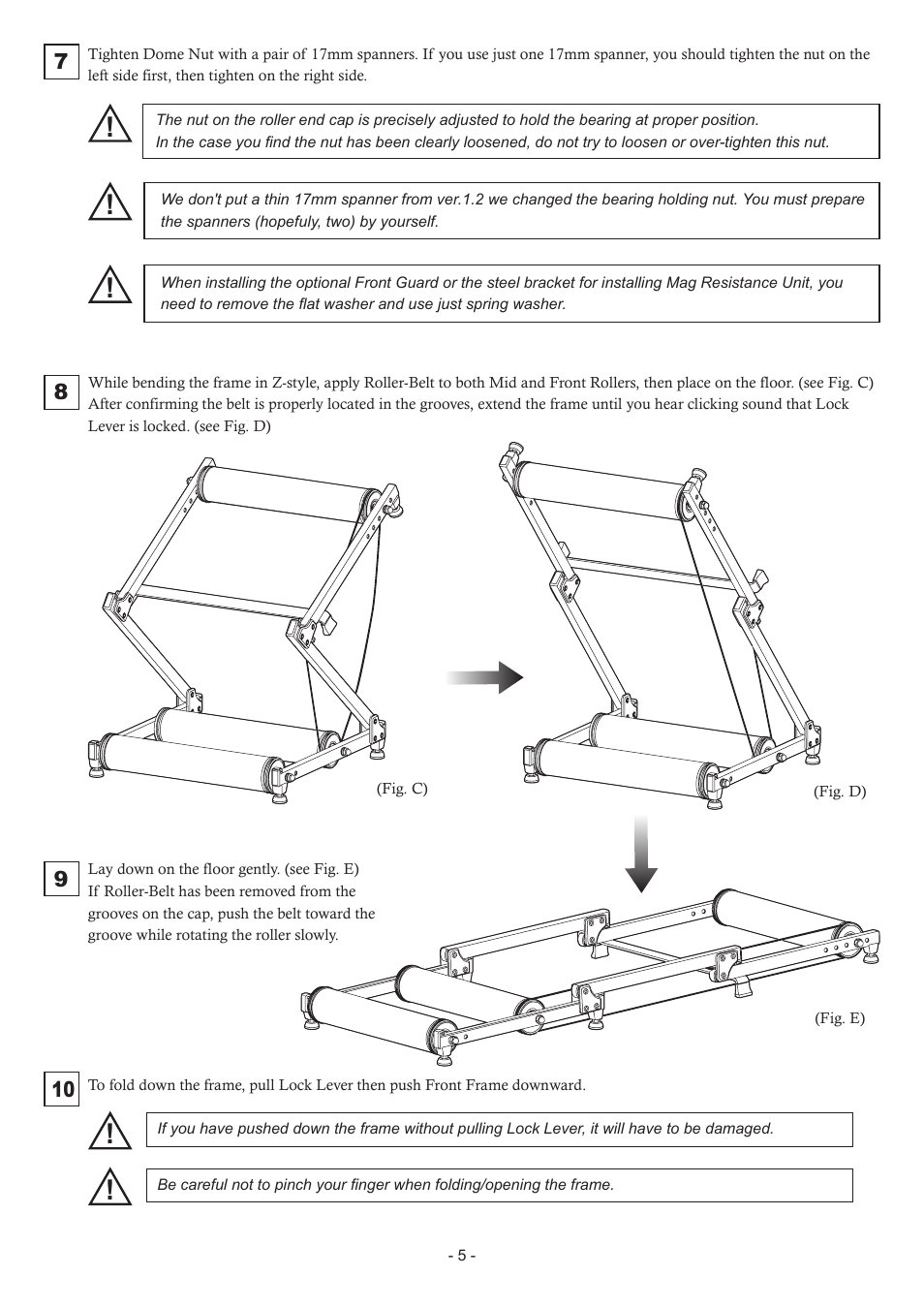 MINOURA MoZ-Roller User Manual | Page 5 / 8