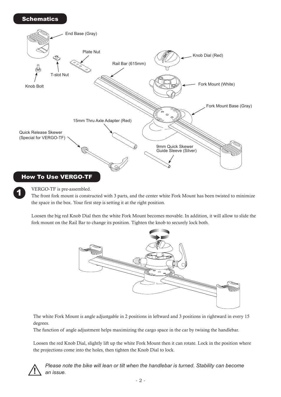 MINOURA MoZ-Roller User Manual | Page 2 / 4