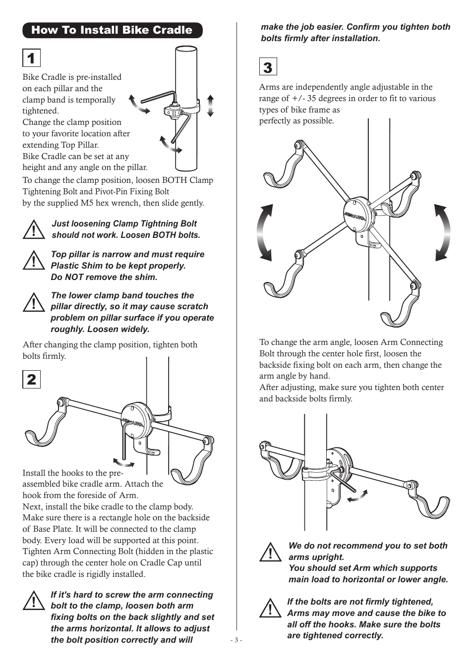 MINOURA BikeTower10 User Manual | Page 3 / 4